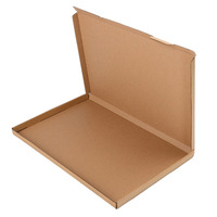 Boîte d'expédition en papier kraft ultra-mince personnalisée, impression écologique, boîte d'emballage en carton ondulé, impression