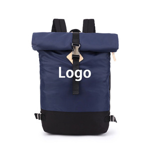 Custom 2025 Factory Durable Business Men Expandable <b>Roll</b> <b>Top</b> <b>Backpack</b> Custom Travel Laptop Bag for Men <b>Backpack</b> - Product Image 3