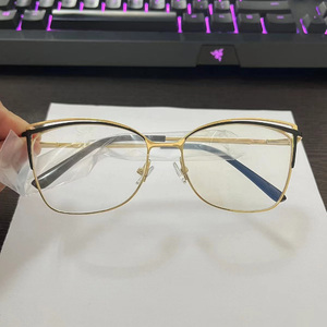 <span class=keywords><strong>2023</strong></span> nouvelle mode femmes CAT EYE lunettes le <span class=keywords><strong>Blockbuster</strong></span> arrive haute qualité en gros métal cadre optique - Product Image 5