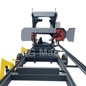 Horizontal Resaw Band Gergaji Horizontal Bandsaw Sawmill Digunakan Sawmill Dibuat Di Cina