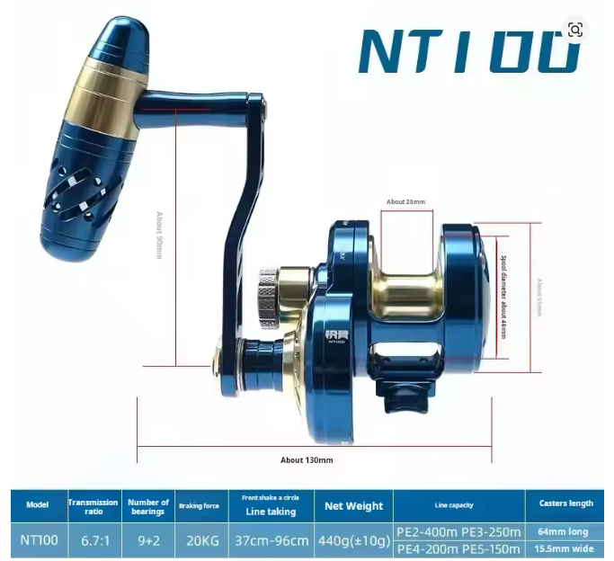 NT100 T POIGNÉE DE BARRE Gauche