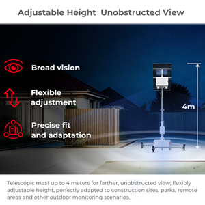 Tours de surveillance solaires HiGUARD avec étanchéité IP65 et autonomie de <span class=keywords><strong>2</strong></span> jours pour la surveillance de la sécurité - Product Image 3