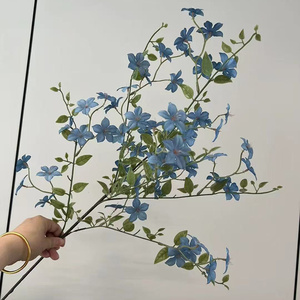 Vente en gros de <span class=keywords><strong>fleurs</strong></span> artificielles en soie à longues branches colorées fausses <span class=keywords><strong>fleurs</strong></span> sauvages pour la décoration de mariage - Product Image 2