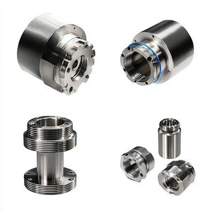 قطع معدنية مخصصة عالية الدقة من الفولاذ المقاوم للصدأ 304 والألومنيوم، خدمة تصنيع سريعة بالخراطة والقطع والطحن، قطع غيار <span class=keywords><strong>CNC</strong></span> - Product Image 1