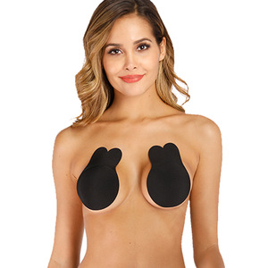 Pétales de poitrine invisibles respirants anti-choc effet liftant oreilles de lapin, autocollants pour mamelons, accessoires intimes sexy - Product Image 3