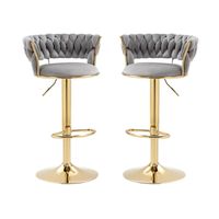 Chaise haute moderne K Jane pivotante pour caissier, tabouret de bar surélevé pour comptoir, qualité export, pour cuisine et extérieur