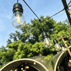 Guirnalda de Luces Decorativas para Jardín, Patio, <span class=keywords><strong>Bistro</strong></span>, Pérgola, Guirnalda de Bombillas Colgantes Comerciales a Bajo Precio, Guirnalda de Luces Doradas - Product Image 1