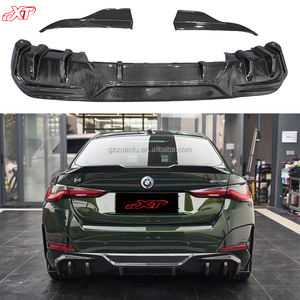 Difusor de parachoques trasero de fibra de carbono estilo <span class=keywords><strong>I4</strong></span> <span class=keywords><strong>G26</strong></span> SQ para <span class=keywords><strong>BMW</strong></span> 4 Series <span class=keywords><strong>G26</strong></span> <span class=keywords><strong>I4</strong></span> Spoiler Lip Body Kit 2020 + - Product Image 1