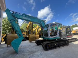 Excavatrice Kobelco SK135SR d'occasion en bon état, 13 tonnes, machine de terrassement sur chenilles, d'origine japonaise, excavatrices hydrauliques - Product Image 2