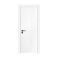 Porte de chambre à coucher WPC résistante aux termites de haute qualité Portes modernes en bois-plastique-plastique Portes d'intérieur WPC étanches à l'humidité