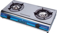 Cuisinière à gaz à 2 brûleurs en acier inoxydable Xunda Chine, wok, cuisinière à gaz de table industrielle pour la maison