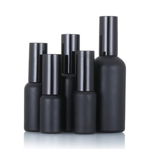 30ml 50ml <span class=keywords><strong>100ml</strong></span> Frosted Glass Spray Chai <span class=keywords><strong>100ml</strong></span> nước hoa đen cao chai thủy tinh cho phòng phun mỹ phẩm Chai Thủy Tinh Nhà cung cấp - Product Image 3