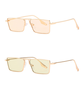 Fabricant de lunettes de soleil métalliques pour hommes, petites commandes, lunettes de soleil carrées, 2022 - Product Image 5