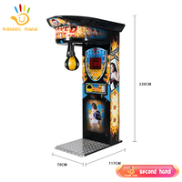 Jeu d'arcade de boxe Big Punch, machine de jeu de boxe électronique, machine de jeu sportive en métal dans un centre de jeux vidéo