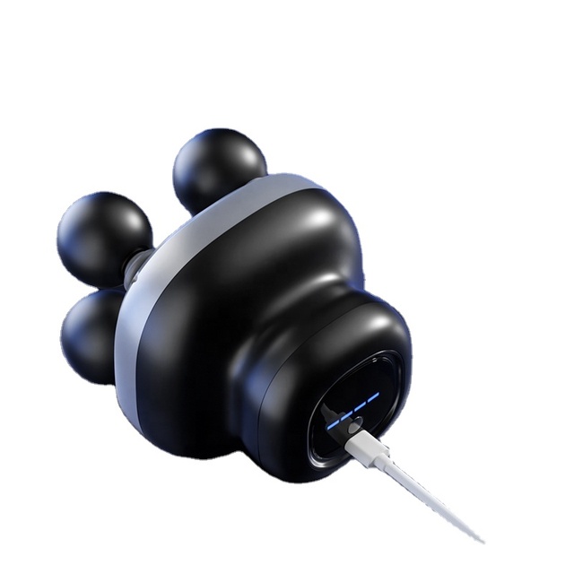 Yixuan Portable Smart Electric Massage Stick Home Fitness Equipment 4 Head Massage Mini Massage Gun