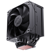 Enfriador de Aire para CPU SBOWMAN MT6-V4-No Light-BK de Alta Calidad, Ventilador de 120 mm, 6 Tubos de Calor, Disipador Térmico, Compatible con Personalización para Escritorio