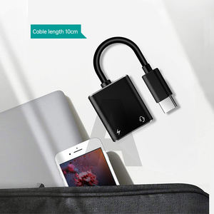 <span class=keywords><strong>2</strong></span> in 1 Type C เป็น Audio <span class=keywords><strong>แจ็</strong></span><span class=keywords><strong>ค</strong></span>หูฟัง<span class=keywords><strong>3.5</strong></span>มม. & USB C อะแดปเตอร์ไมโครโฟนตัวเมียสายชาร์จฟังการโทรแยกเสียง - Product Image 4