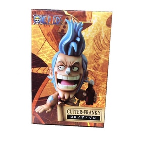 FigureCrazy One Piece FRANKY Q Version Rire et S'asseoir Mignon Figurines d'action en PVC OP Zoro Nami Brook Chopper <span class=keywords><strong>Usopp</strong></span> 10cm - Product Image 5