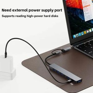 8 in 1 <b>USB</b> <b>C</b> Expander Docking Station <b>USB</b> 3.0 Hub Laptop Adapter TF SD <b>Card</b> <b>Reader</b> - Product Image 6