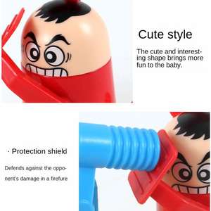 Jeu <span class=keywords><strong>de</strong></span> société d'attaque et <span class=keywords><strong>de</strong></span> défense en plastique rouge et bleu pour enfants, jouet éducatif unisexe pour deux joueurs, écologique, décompression, <span class=keywords><strong>blagues</strong></span> pratiques - Product Image 4