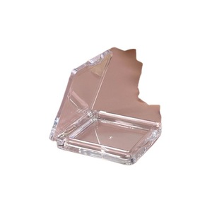 Fully Transparent Square Single Compartment Empty Cosmetic <b>Box</b> For Pressed Powder <b>Makeup</b> Organizer Portable DIY Sample Case - Product Image 5
