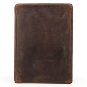 Peau de cheval fou/cuir véritable <span class=keywords><strong>13</strong></span>.3 <span class=keywords><strong>pouces</strong></span> étui de protection pour <span class=keywords><strong>ordinateur</strong></span> portable/<span class=keywords><strong>pochette</strong></span> pour <span class=keywords><strong>ordinateur</strong></span> portable <span class=keywords><strong>13</strong></span> <span class=keywords><strong>pouces</strong></span> pour sac pour hommes adapté aux déplacements quotidiens - Product Image 1