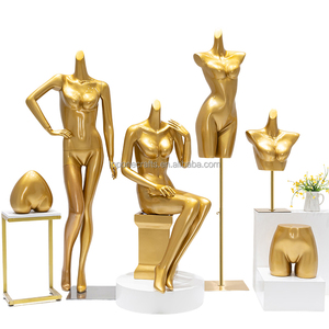 Maniquí de lencería para mujer, ropa interior femenina de lujo con precios al por mayor, busto dorado para mujer - Product Image 1