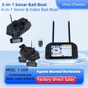 Sonde vidéo <span class=keywords><strong>de</strong></span> pêche Zhanlan double fréquence 2D Sonar GPS en plastique ABS avec hameçon <span class=keywords><strong>de</strong></span> remorquage pour bateau à appâts, système quatre-en-un pour <span class=keywords><strong>la</strong></span> pêche à <span class=keywords><strong>la</strong></span> <span class=keywords><strong>carpe</strong></span> européenne - Product Image 1