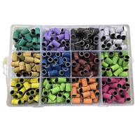 80 #120 #180 #150 # bande de ponçage rose pour ongles Pro manchon de ponçage manucure Uv Gel dissolvant pour ongles embouts rotatifs abrasifs