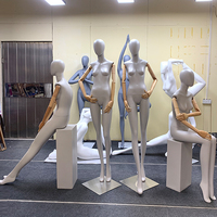 Mannequin d'athlète de sport Mannequins de yoga factices pour le corps entier Modèles d'affichage de fenêtre