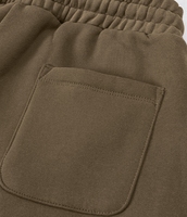 Buena calidad de gran tamaño YKH 345GSM personalizado impreso propio logotipo pantalones de chándal de alta calidad de tela polar pantalones de hombre de peso pesado