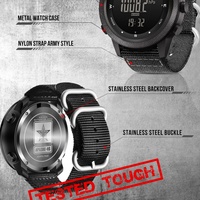 Reloj Digital para Hombre NORTH EDGE APACHE-46, Deportivo, Resistente al Agua 50M, Altímetro, Barómetro, Brújula, Hora Mundial