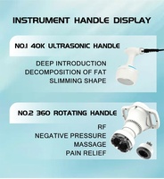 Nouvelle machine de remodelage corporel Vela Endermologie 2 en 1 V6 Pro Big 40k Cavit 360 degrés à pression négative et rouleau de massage sous vide