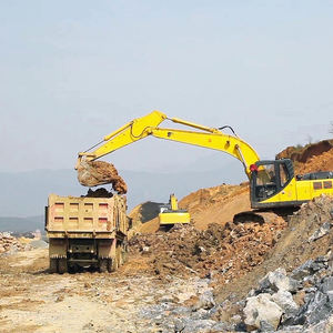 Excavadora grande LICHMACH de 40 toneladas y 50 toneladas para excavadora sobre orugas minera con excavadora de minería de carbón de cubo gratis - Product Image 2