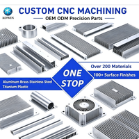 Pièces de précision CNC en aluminium AL ALLOY 6061-T6 usinées sur mesure, dissipateurs thermiques en aluminium et usinage CNC anodisé en Chine