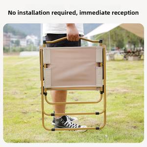 NEW Upgraded Gear Adjustable Angle <b>Folding</b> <b>Chair</b> Outdoor Camping High Back <b>Chairs</b> Garden <b>Recliner</b> Fishing <b>Chair</b> - Product Image 3