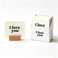 Carte d'affirmation d'amour-propre personnalisée de luxe, design personnalisé, de haute qualité, estampée à l'or, citations inspirantes