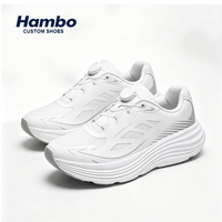 Chaussures de course classiques, tige en mesh respirant, baskets athlétiques à lacets, semelle intermédiaire EVA amortissante, entraînement, logo de marque personnalisé