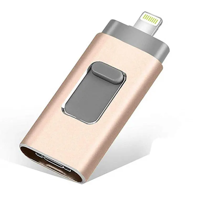 Factory direct hot sale otg 3-in-1 usb drive for iphone for Android for ipad high quality usb drive for iphone