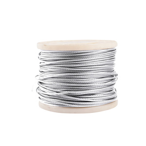 Câble en acier inoxydable 316 de 6 mm torsadé pour usage marin, pêche et industriel - Product Image 1