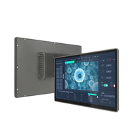 Panel PC Industrial sin Ventilador I5 8279U, Monitor Táctil LCD de 23.8 Pulgadas con Pantalla Táctil Capacitiva de 10 Puntos, Win7/Win8/Win10/Linux, 16GB de RAM