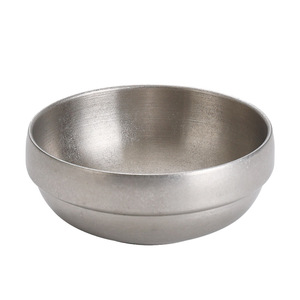 Stainless Steel Bowl 304 Food Grade Durable Camping Outdoor Use Solid Color - Product Image 2