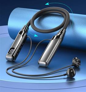 Tai nghe <span class=keywords><strong>Bluetooth</strong></span> V5.4 tuổi thọ cao, xu hướng mới, không dây, chống nước, màn hình kỹ thuật số, tai nghe thể thao, chip JL, đèn LED - Product Image 3