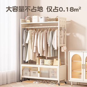 Clothing Organizer <b>Coat</b> Rack Standing Type Rectangle Minimalist Space Saving Storage Bedroom Use - Product Image 3