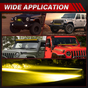 Thanh đèn <span class=keywords><strong>LED</strong></span> đa năng Spot Flood Combo Beam 6-52 inch, chiều dài và màu sắc tùy chỉnh, dùng cho xe địa hình, thanh đèn <span class=keywords><strong>LED</strong></span> RGB đa chức năng - Product Image 6