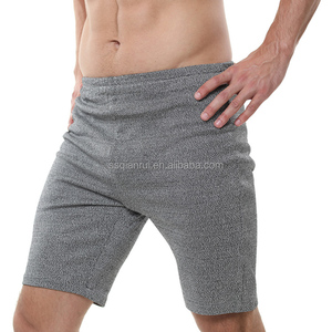 Pantalones Cortos <span class=keywords><strong>de</strong></span> Seguridad Personalizados al por Mayor, Protección Anticorte e Incisión para <span class=keywords><strong>Trabajadores</strong></span> <span class=keywords><strong>de</strong></span> la Construcción, Pantalones Cortos Anticorte Grises - Product Image 4