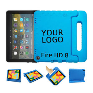 Housse de protection pour tablette Fire 8 HD, HGD, adaptée aux enfants, mignonne, pliable, avec béquille, poignée portable, en mousse EVA - Product Image 1