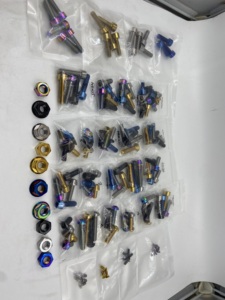 สลักเกลียวไททาเนียม M4 Gr5 RC M7เป็นแบบกลวงสลักเกลียว M6แกน M8น็อตตัวกลม - Product Image 5