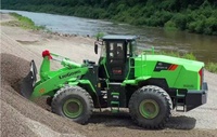 Caricatore Frontale Elettrico Liugong ad Alta Tensione con Potente Batteria al Litio, 7000KG 7 Tonnellate, Modello 870HE/870HE Max in Vendita