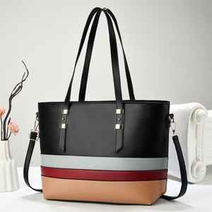 New Large Capacity Leather Tote Bags Daily Outdoor Travel Shopping Totes Women's PU Handbag - Product Image 5